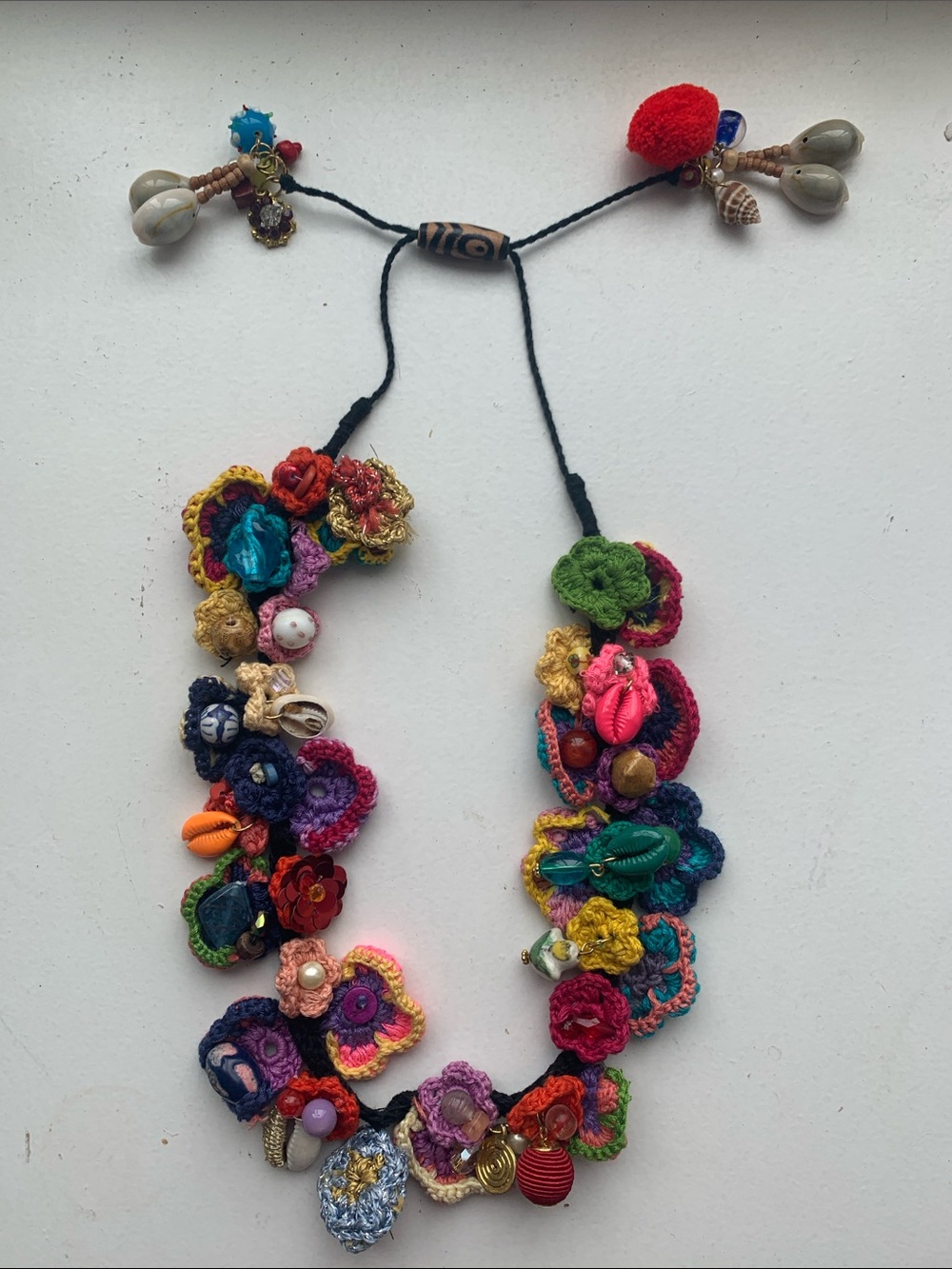 NWOT Zara Crocheted Necklace